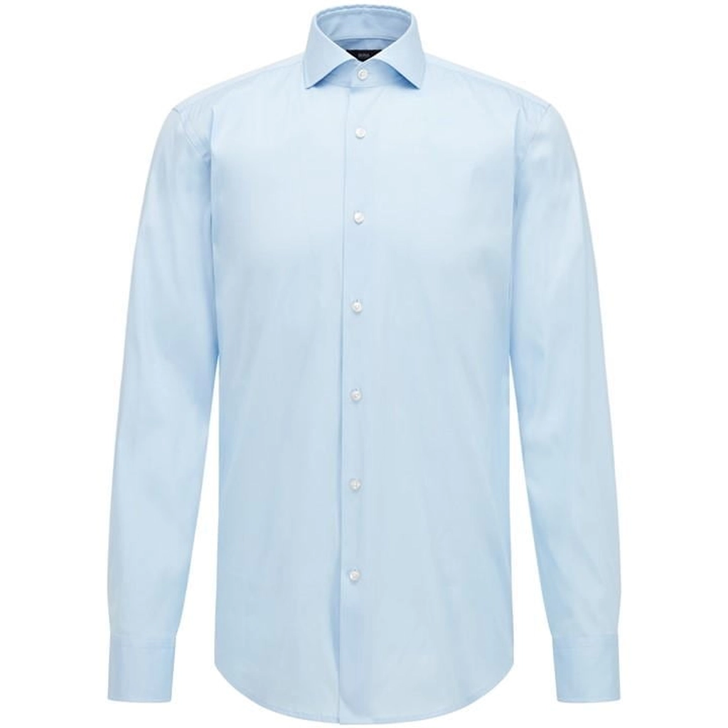 Hugo Boss Slim Cotton Shirt - Blue